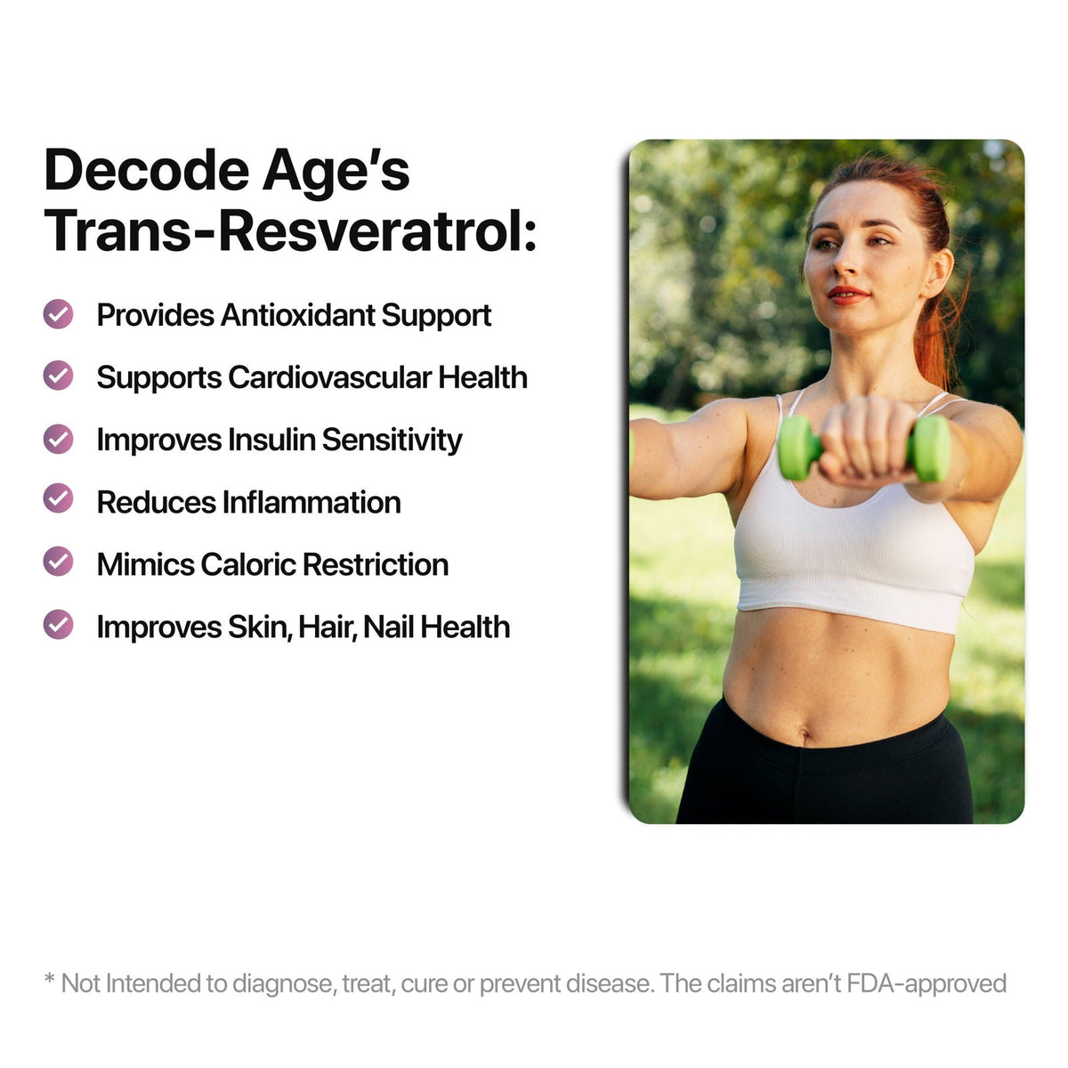 Trans Resveratrol 250mg | 99% Pure Japanese Knotweed Extract | 60 Capsule - Decode Age